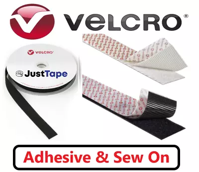 VELCRO® Hook & Loop Stick On Tape Sticky Strips Sew On Stitch On Velcro Tape • £99.95