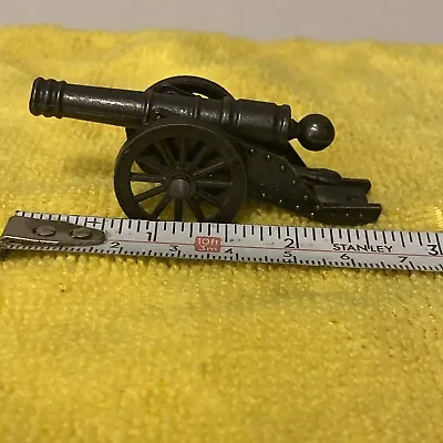 Vintage Victory Die Cast Mini Cannon No Makers Mark Good Quality 2.75inch • £7.88