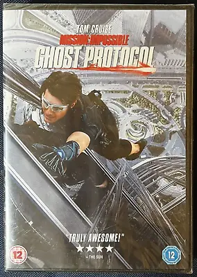 Mission Impossible 4 Ghost Protocol DVD (2011) NEW & Sealed Tom Cruise Action • £3.21