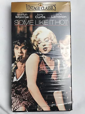 SOME LIKE IT HOT (VHS) MARILYN MONROE JACK LEMMON TONY CURTIS Classic Cinema • $8.09