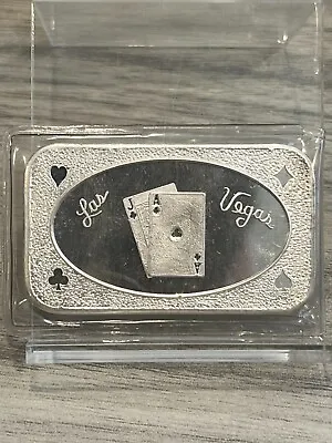 Las Vegas The Mother Lode Mint 1 Oz Silver Art Bar .999  • $59.95