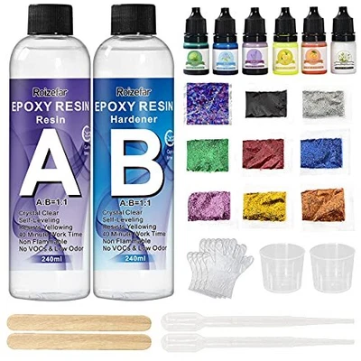 £21.01 • Buy Epoxy Resin Kit 480ml Crystal Clear Resin Beginners Casting Resin Starter Kit