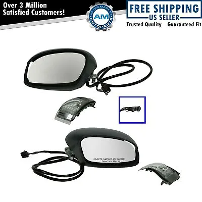 Power Heated Signal Smooth Folding Mirror LH & RH Set Pair For 03-10 VW Beetle • $103.51