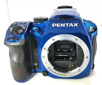 【Near Mint】PENTAX K-30 Digital SLR Camera Crystal Blue Body DA Lens Kit... • $484.48