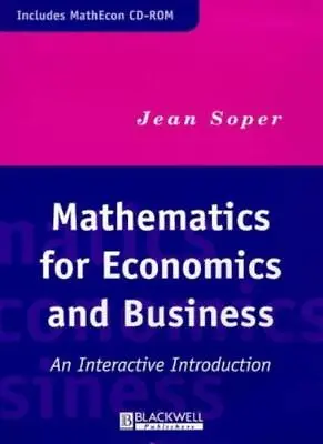 Mathematics For Economics And Business: An Interactive Introduc .9780631207818 • £6.92