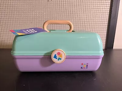 Caboodles Lavender Mint Makeup Carrying Travel Plastic Case Box NEW • $25