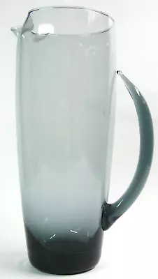 Rare 1950s Mid-Century Modern (MCM) Smokey Gray Glass Cocktail/Martini Pitcher • $49