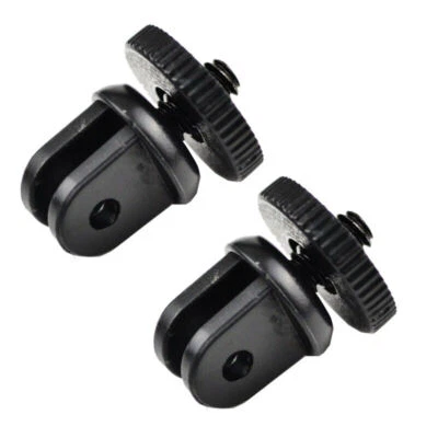 $9.99 • Buy 2x Mini 1/4  Monopod Tripod Mount Adapter With Screw Thread For GoPro Hero 5 6 7