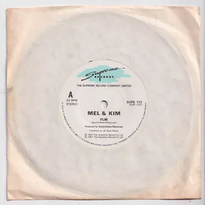 (nZ352) Mel & Kim FLM - 1987 - 7  Vinyl • £2.99