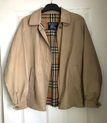 £130 • Buy Burberry Vintage 80's Harrington Jacket Size 14R - VGC