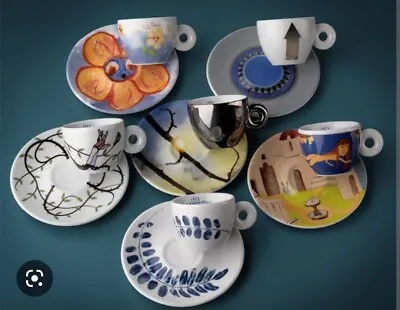 £400 • Buy Set Of 6 Cappuccino Cups - The Illy Art Collection For The 2022 Biennale