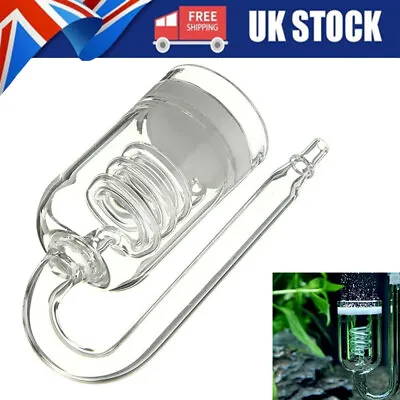 CO2 Diffuser Bubble Atomizer Reactor Solenoid Regulator For Fish Tank Aquarium • £8.12