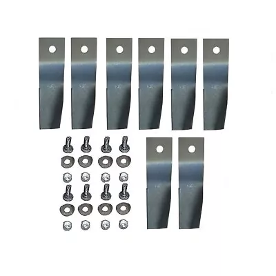 8x Blades & Bolts For 28  Cox Orions Scout Stockman Ride On Mowers • $42