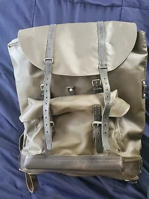 Vintage Swiss Army Military Backpack Rubberized Waterproof Hunting Rucksack Bag • $85