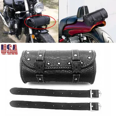 Motorcycle Fork Tool Bag SaddleBag Storage Pouch Luggage Handlebar Waterproof US • $16.98