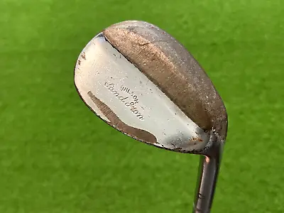 Vintage 1940's WILSON SAND IRON Punch Dot Face Right Handed Steel R20 R90 • $59.99