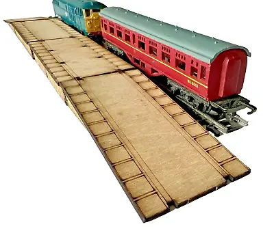 N Gauge Double Platform With On/Off Ramps 1.5mm Ply Scenery • £10