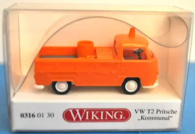 Wiking 0316 01 Volkswagen T2 Open Bed Pick-up Van (City Utilities) - NEW W/BOX • $14.39