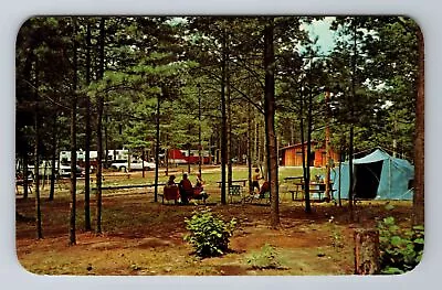 Montague MI-Michigan White River Camping Antique Vintage C1970 Postcard • $7.99