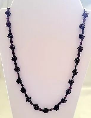 Vintage Bohemian Grape Bunch Necklace - 26  • $39.99