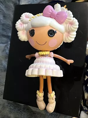 Lalaloopsy Doll Toasty Sweet Fluff Marshmallow Cupcake 13  White Hair Full Size • $30