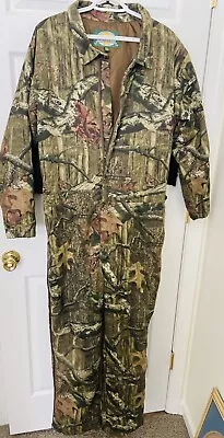 Cabelas Teen Size XL Hunting Coveralls Mossy Oak Camo Break-Up Infinity EUC • $60