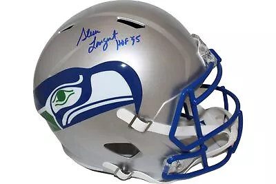 Steve Largent Autographed Seattle Seahawks F/S Helmet HOF Beckett 44032 • $249.99