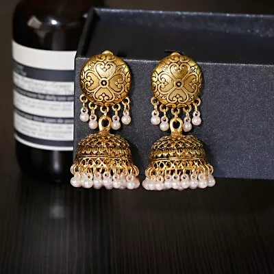 Exquisite Bohemia Ethnic Handmade Jhumka Jhumki Indian Earrings Jewelry For Wome • $6.59