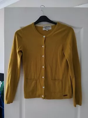 Ladies Quba Sails Mustard Cardigan Size 8 • £4.50