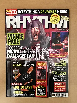 £7.95 • Buy RHYTHM MAGAZINE September 2004 + CD 11, Vinnie Paul Pantera, Drums