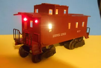 O Scale Lionel Lighted Caboose LED Lighting KIT Using On-board Battery & Switch • $5