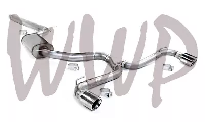 Dual Stainless CatBack Exhaust 3  Muffler System 18-21 Volkswagen Golf GTI MK7.5 • $319.95