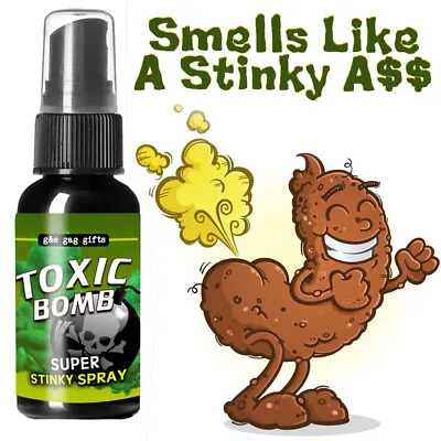 Novelties Liquid Fart Gag Prank Joke Spray Can Stink Bomb Smelly Stinky Gas 30ML • $15.06