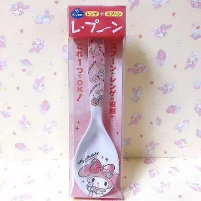 SANRIO My Melody Melamine Resin Spoon Chinese Soup Spoon Kawaii From Japan • $16.99