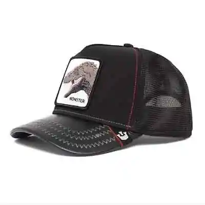 NWT GOORIN BROS Monster Dinosaur T-Rex The Farm Black Trucker Hat • $100