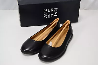 NIB Naturalizer Flexy Black Leather Flats 5.5M • $15.99