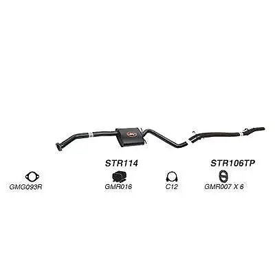 Redback Performance Exhaust System For Holden Caprice Statesman VS VQ VR V8 5.0L • $347.75