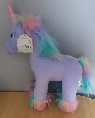 Build A Bear Workshop Purple Unicorn Soft Toy - Pre Loved Condition • £1