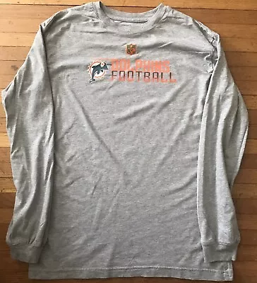 NFL Miami Dolphins Youth Long Sleeve T Shirt Sz. 18-20. • $14.99