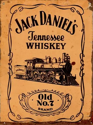 $12.99 • Buy Jack Daniels Whiskey Tin Metal Sign Man Cave, Shed-Garage & Bar 