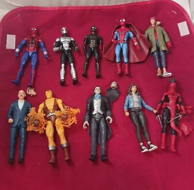 Marvel Legends Lot Spiderman Peter Parker Shocker John J Jameson Daredevil  • $130