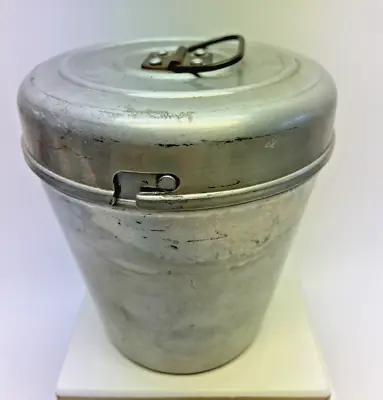 Vintage Coal Miner Lunch Bucket Pail Wear-Ever Aluminum No. 1102 • $24.95
