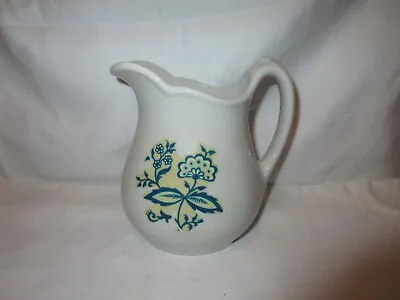 Vintage Sterling China Restaurant Ware Vitrified Glossy White 6  Pitcher • $15