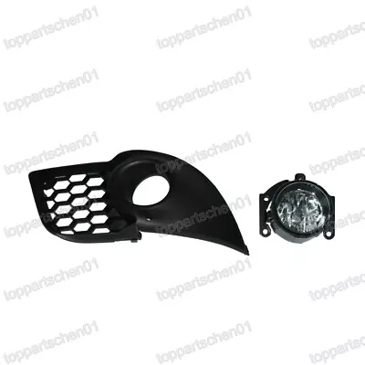 Fog Light Lamp W/Bezel Cover Trim Left For Mitsubishi Lancer Sportback 2007-2014 • $60.13