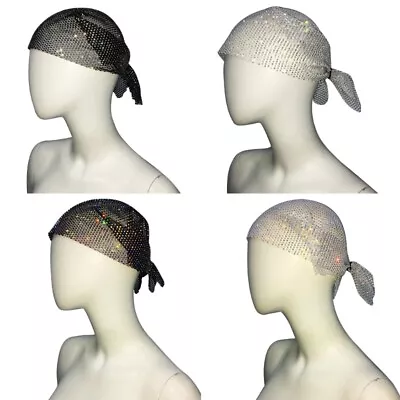 Bling HeadScarf Turban Bandana Rave Headpiece • $29.74