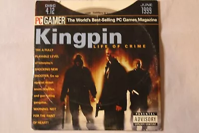 PC Gamer Demo Disc 4.12 June 1999 Kingpin Mech Warrior 3 Aliens & More • $10