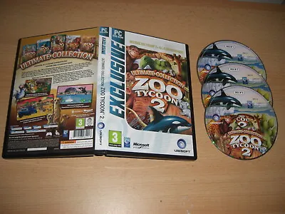 ZOO TYCOON 2 Ultimate Collection Pc Exc Inc Base Game 4 Add-On Expansion Packs  • £27.99