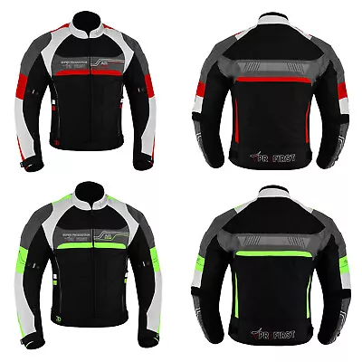 Motorcycle Jacket Motorbike Bike Jacket Racing Waterproof Textile Biker Jacket • £49.99