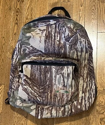 $39.99 • Buy Vintage Fieldline Trebark Realtree Camo Backpack Canvas Outdoor Hunting Made USA