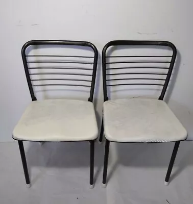 Vintage Mid Century 1950s Set Of 2 Cosco Gate Fold Folding Chairs Retro Modern • $108